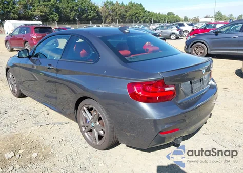 2015 BMW M235 z USA, uszkodzony, nr VIN WBA1J7C58FV253853